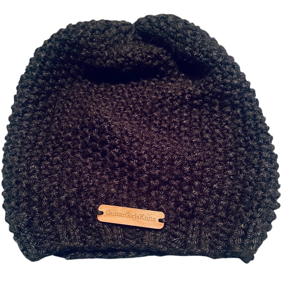 Knit Beanie Handmade Slouchy Chunky Cozy Warm Fall Winter Fashion Hipster Grunge